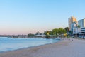 Sunset view of a beach at South Perth, Australia Royalty Free Stock Photo