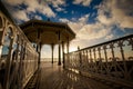 Sunset view on beautiful Brighton bandstand