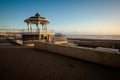 Sunset view on beautiful Brighton bandstand Royalty Free Stock Photo