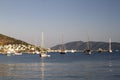 Sunset view from Bodrum Royalty Free Stock Photo