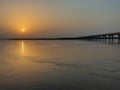 Sunset view Chenab River