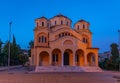 Sunset view of Church of Nativity of Christ in Shkoder, Albania Royalty Free Stock Photo