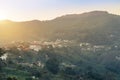 Sunset view of doi Mae salong village Doi Mae Salong