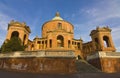 Bologna: San Luca Sanctuary at sunset Royalty Free Stock Photo