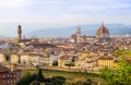 Sunset view of Florence, Tuscany, Italy Royalty Free Stock Photo