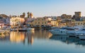 Sunset view of Forio, Ischia island, Italy