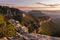 Sunset View of the Grand Canyon North Rim from Locust Point Royalty Free Stock Photo