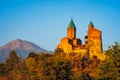 Sunset view of Gremi fortress in Kakheti region, Georgia