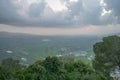 Sunset view of the Jezreel Valley from Mount Tabor