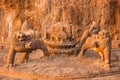 Sunset View of Kailasa Temple Complex from Above