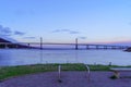 Sunset view of the Kessock Bridge