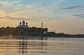 Sunset with a view between Kotorosl river, Strelka