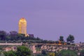 Lutheran Church of the Ascension Augusta Victoria, in Jerusalem Royalty Free Stock Photo