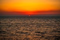 Sunset view from Marine drive Royalty Free Stock Photo