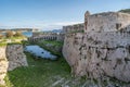 Sunset view of Methoni castle in Greece Royalty Free Stock Photo