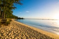 Sunset View at Mont Choisy Beach Mauritius