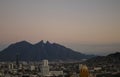 Sunset view in Monterrey Mexico