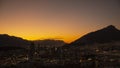 Sunset view in Monterrey Mexico