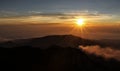 Sunset View From Mt.Rinjani-Lombok,Indonesia,Asia