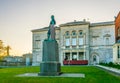 Sunset view of the National gallery of Ireland, Dublin