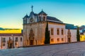 Sunset view of the national museum Machado de Castro at Coimbra, Portugal