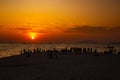 Sunset view at North Point Beach in Koh Lipe, Satun, Thailand Royalty Free Stock Photo