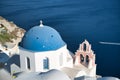 Sunset view Oia village on Santorini Greece Royalty Free Stock Photo