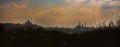 Sunset view of old Cairo and Mosques