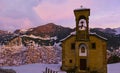 The chapel in Pindus Mountains, Greece Royalty Free Stock Photo