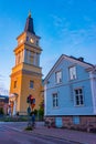 Sunset view of Oulu cathedral in Finland Royalty Free Stock Photo