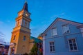 Sunset view of Oulu cathedral in Finland Royalty Free Stock Photo