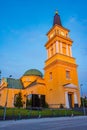 Sunset view of Oulu cathedral in Finland Royalty Free Stock Photo