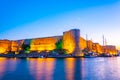 Sunset view over Kyrenia castle, Cyprus