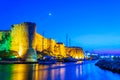 Sunset view over Kyrenia castle, Cyprus