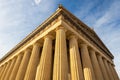 Sunset view of Parthenon Replica at Centennial Park in Nashville, Tennessee Royalty Free Stock Photo