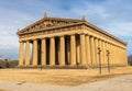 Sunset view of Parthenon Replica at Centennial Park in Nashville, Tennessee Royalty Free Stock Photo