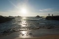 Sunset view point in Kanyakumari, Royalty Free Stock Photo