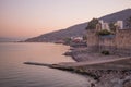 Sunset view of the Sea of Galilee