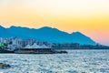 Sunset view of seaside of Kyrenia, Northern Cyprus