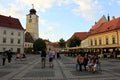 Tower of Council and Big Square in Sibiu