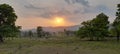 Sunset view from similipal Royalty Free Stock Photo