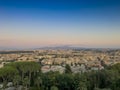 Looking out over Rome