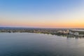 Sunset view of South Perth, Australia Royalty Free Stock Photo