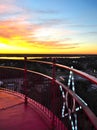 Sunset View from St. Augustine Lighthouse and Maritime Museum Royalty Free Stock Photo
