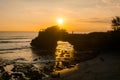 A sunset view from Tanah Lot Temple