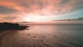 a sunset view from tanjung lesung beach