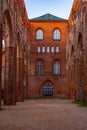 Sunset view of Tartu Rivik Church in Estonia Royalty Free Stock Photo