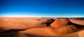 Sunset view to Tin Merzouga dune at Tassili nAjjer national park in Algeria Royalty Free Stock Photo