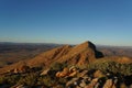 sunset view from the the top of Mount Sonder just outside of Alice Springs, West MacDonnel National Park, Australia