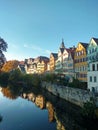 Tubingen city in fall season , Germany